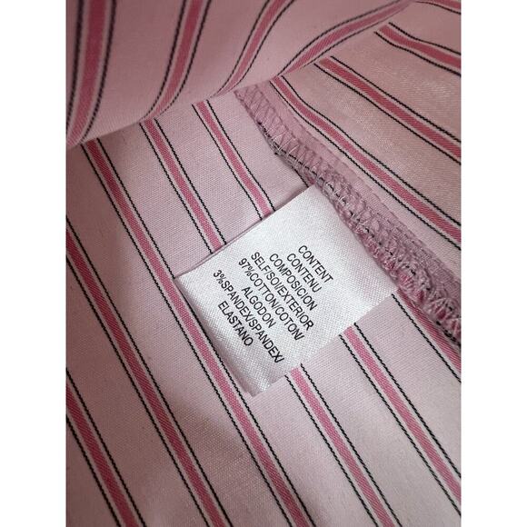 Wayf NWT Top Size Small Off the Shoulders Pink Stripes Ruffles Anthropologie - Picture 5 of 8